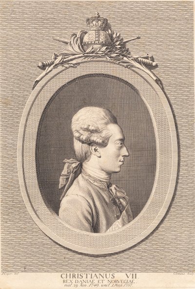 Rey Christian VII de J.F. Clemens