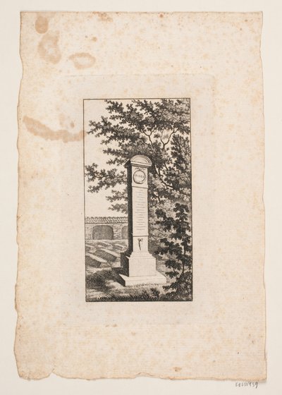 Monumento conmemorativo para el escritor Hans Vilhelm Riber de J.F. Clemens