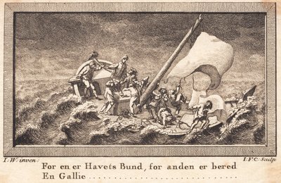 La caza de Peder Paars en peligro en el mar de J.F. Clemens