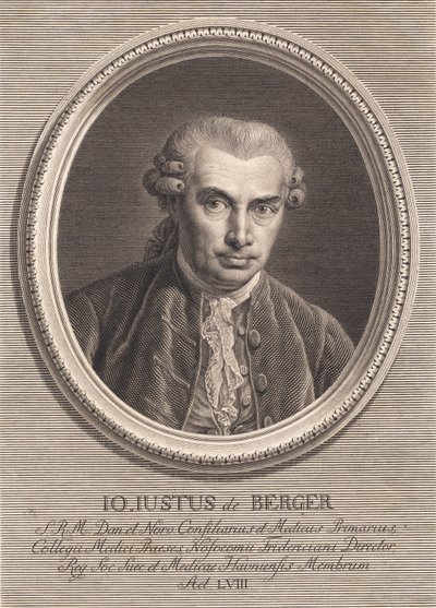 Retrato del doctor Johan von Berger de J.F. Clemens
