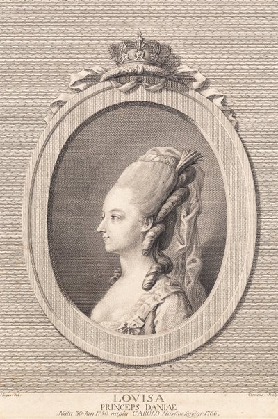 Princesa Louise, casada con Carl de Hesse de J.F. Clemens