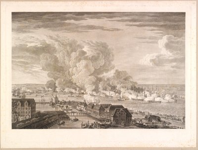 La batalla de Reden el 2 de abril de 1801 de J.F. Clemens