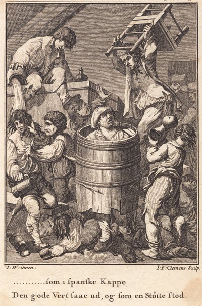 La pelea en la taberna de J.F. Clemens