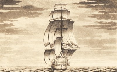 Suite de barcos. Fragata de J.F. Clemens