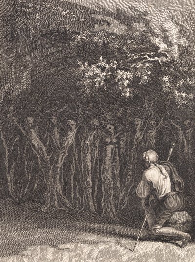 Los hombres de madera en oración en el día del dios incomprensible de J.F. Clemens