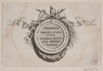 Vignette con medalla de J.F. Clemens