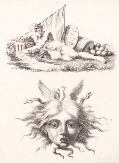 Øresund. Cabeza de Medusa de J.F. Clemens