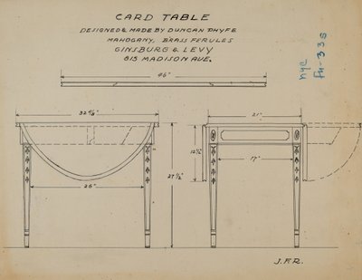 Mesa Pembroke de J.F. Rust