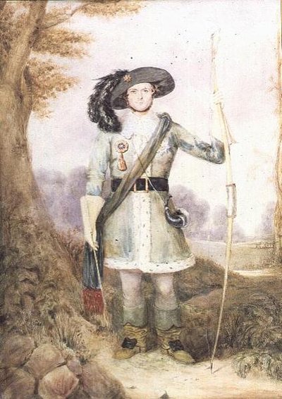 Un arquero del Nuevo Bosque de J.F. Sharpe