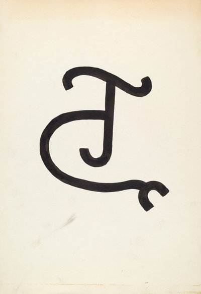 Marca de ganado, c. 1936 de J.Henry Marley
