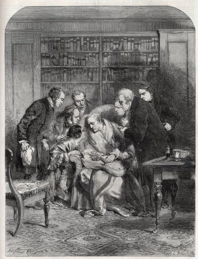 Últimos Momentos del Duque de Wellington (Arthur Wellesley) de J.L. (after) Williams