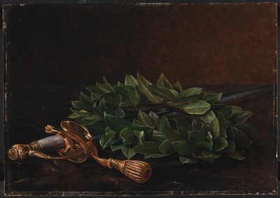 Una espada con corona de laurel de J.L. Jensen