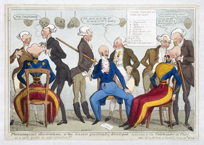 Ilustraciones frenológicas, o la ciencia desarrollada prácticamente, 1824 de J.L. Marks