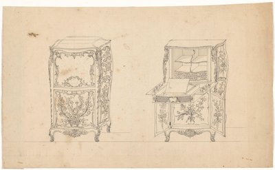 Dos secretarias de J.L. Th. Baijer (attributed to)
