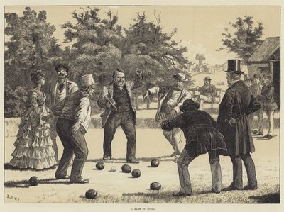 Un juego de bolos de J.M.L. Ralston