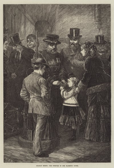 Vistas de vacaciones, la tortura en la Torre de Su Majestad de J.M.L. Ralston