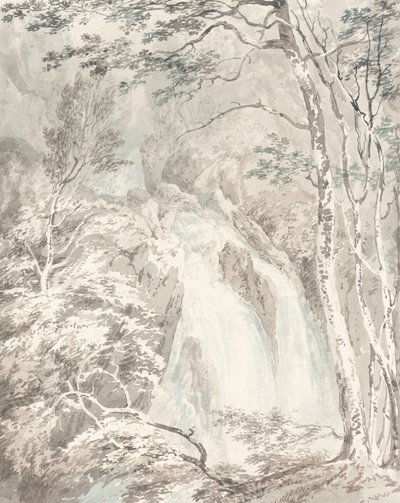 Una cascada de Joseph Mallord William Turner
