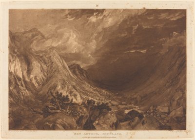 Ben Arthur, publicado en 1819 de Joseph Mallord William Turner