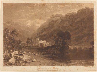 Bonneville, publicado en 1816 de Joseph Mallord William Turner
