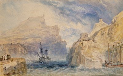 Boscastle, Cornualles, c. 1824 de Joseph Mallord William Turner