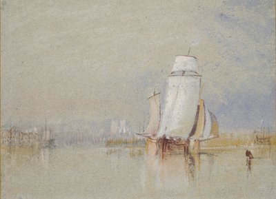 Calma en el Loira, 1832 de Joseph Mallord William Turner