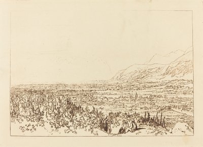 Cadena de los Alpes desde Grenoble hasta Chamberi de Joseph Mallord William Turner