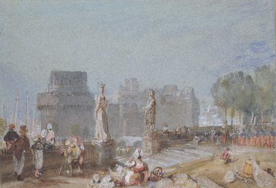 Chateau de Nantes, c. 1830 de Joseph Mallord William Turner