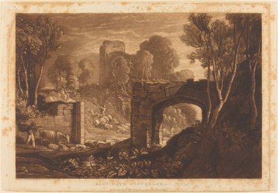 Puerta Este, Winchelsea, publicada 1819 de Joseph Mallord William Turner