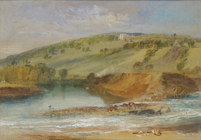 Farnley Hall, desde la Unión del Wharfe y el Washburn de Joseph Mallord William Turner