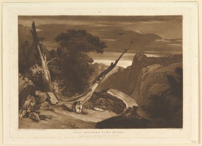 De la Reina de las Hadas de Spenser Liber Studiorum, parte VII, placa 36, junio 1811 de Joseph Mallord William Turner