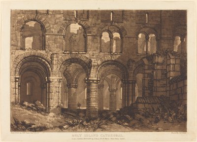 Catedral de Holy Island de Joseph Mallord William Turner