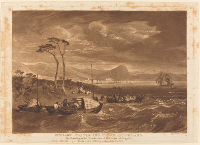 Castillo y Ciudad de Inverary, 1816 de Joseph Mallord William Turner