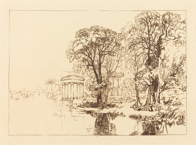 Isleworth, publicado en 1819 de Joseph Mallord William Turner