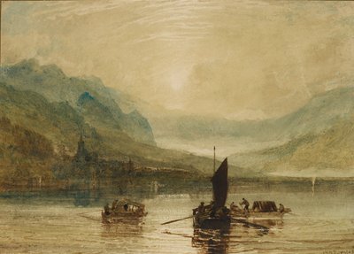 Lago de Brienz, Luz de Luna, 1802-1808 de Joseph Mallord William Turner
