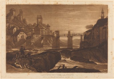Lauffenbourgh en el Rin de Joseph Mallord William Turner