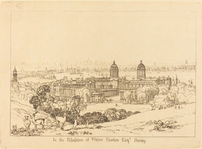 Londres desde Greenwich, publicado en 1811 de Joseph Mallord William Turner