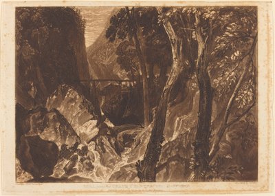 Molino cerca de la Gran Cartuja, publicado en 1816 de Joseph Mallord William Turner