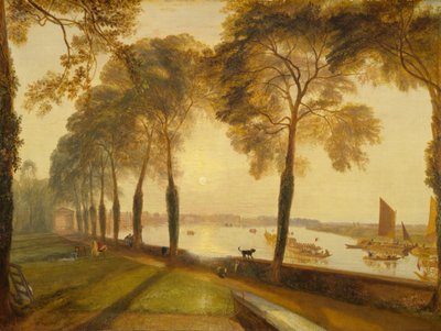 Terraza de Mortlake, 1827 de Joseph Mallord William Turner