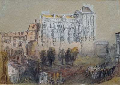 Palacio en Blois, c. 1830 de Joseph Mallord William Turner