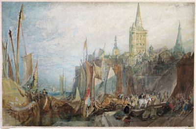 Puerta del Rin, Colonia, 1819 de Joseph Mallord William Turner