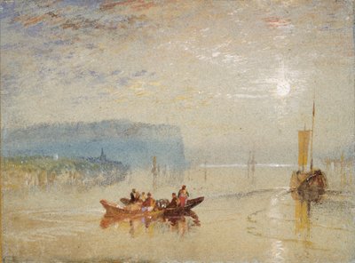 Escena en el Loira, cerca de los Coteaux de Mauves, c. 1830 de Joseph Mallord William Turner