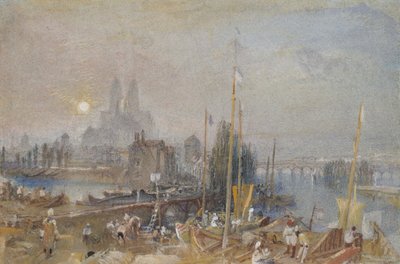 El Canal del Loira y Cher, cerca de Tours, c. 1830 de Joseph Mallord William Turner