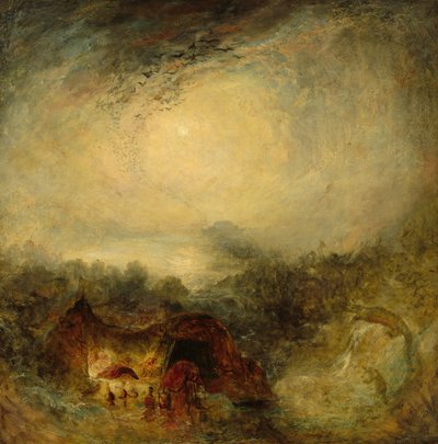 La tarde del diluvio, c. 1843 de Joseph Mallord William Turner