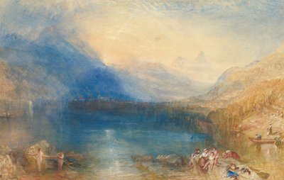 El lago de Zug, 1843 de Joseph Mallord William Turner