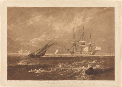 El Líder Pieza de Mar, publicado en 1809 de Joseph Mallord William Turner