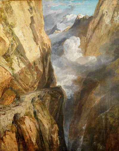 El paso de San Gotardo, Suiza, 1803-04 de Joseph Mallord William Turner