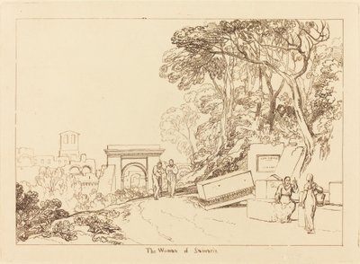 La mujer de Samaria, publicado 1819 de Joseph Mallord William Turner