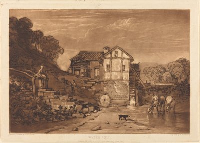 Molino de agua de Joseph Mallord William Turner