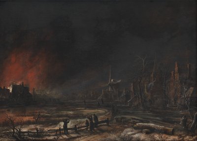 Un paisaje suizo con la montaña Wetterhorn de J.P. Møller