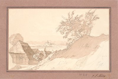 El castillo de Gottorf visto desde Tahrdorff de J.P. Møller
